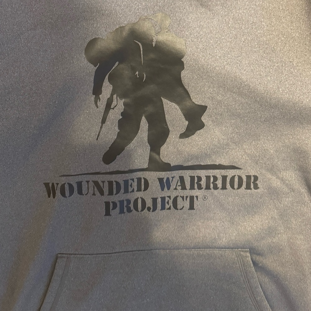 Men’s under armor wounded warrior project gray sweatshirt